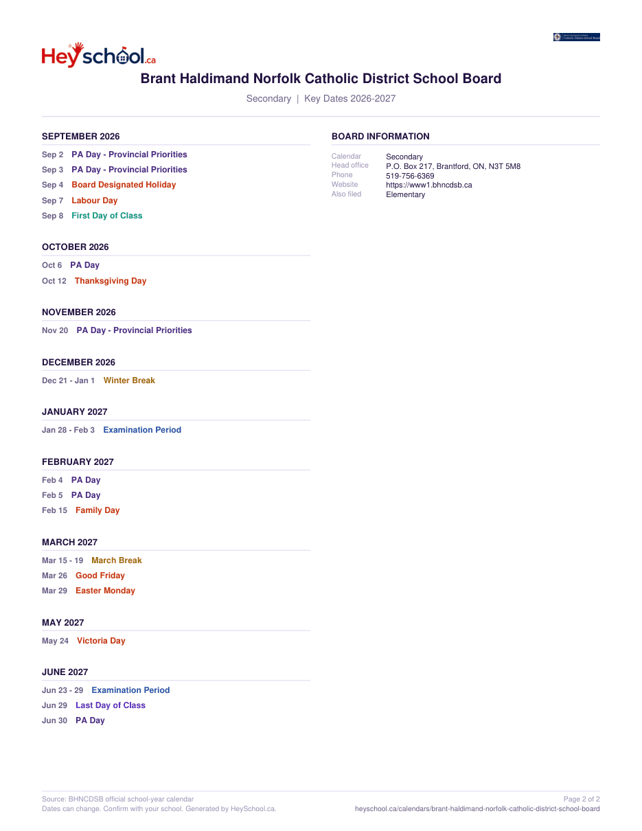 Secondary - page 2
