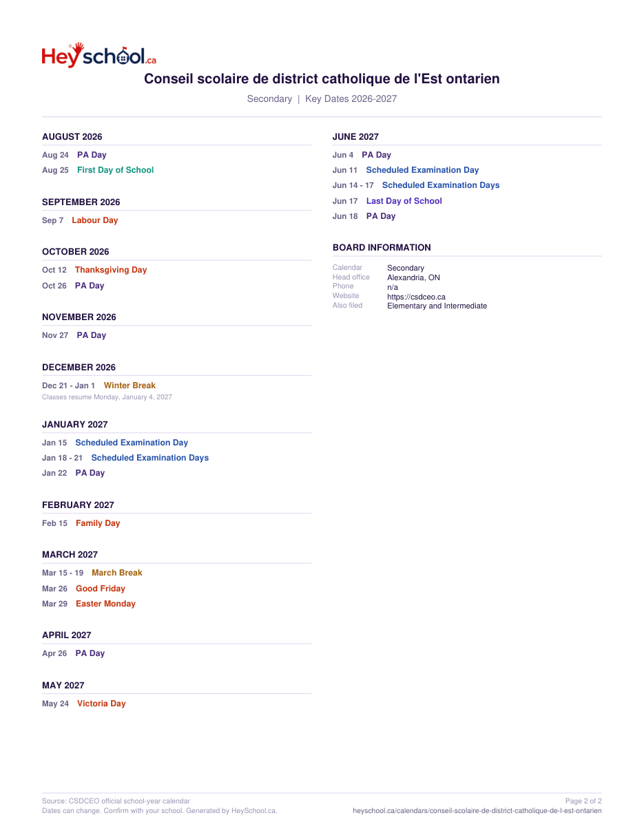 Secondary - page 2