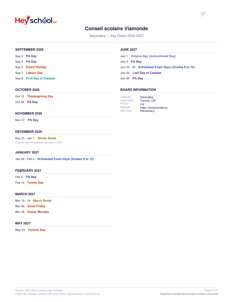Secondary - page 2
