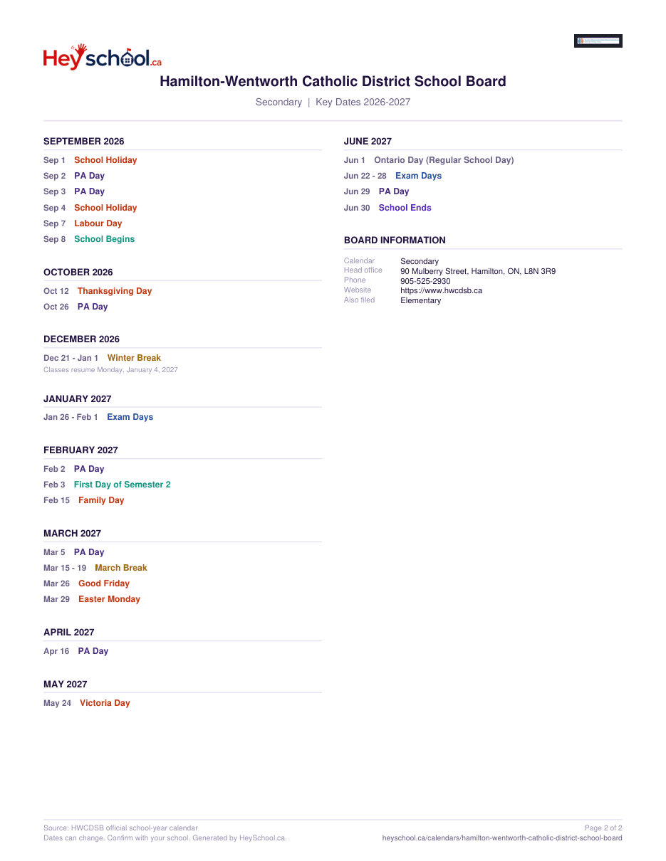 Secondary - page 2