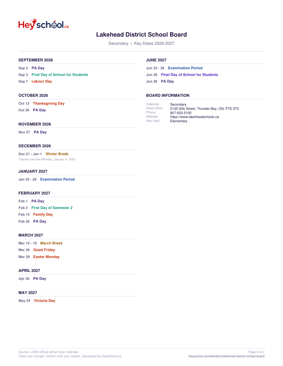 Secondary - page 2