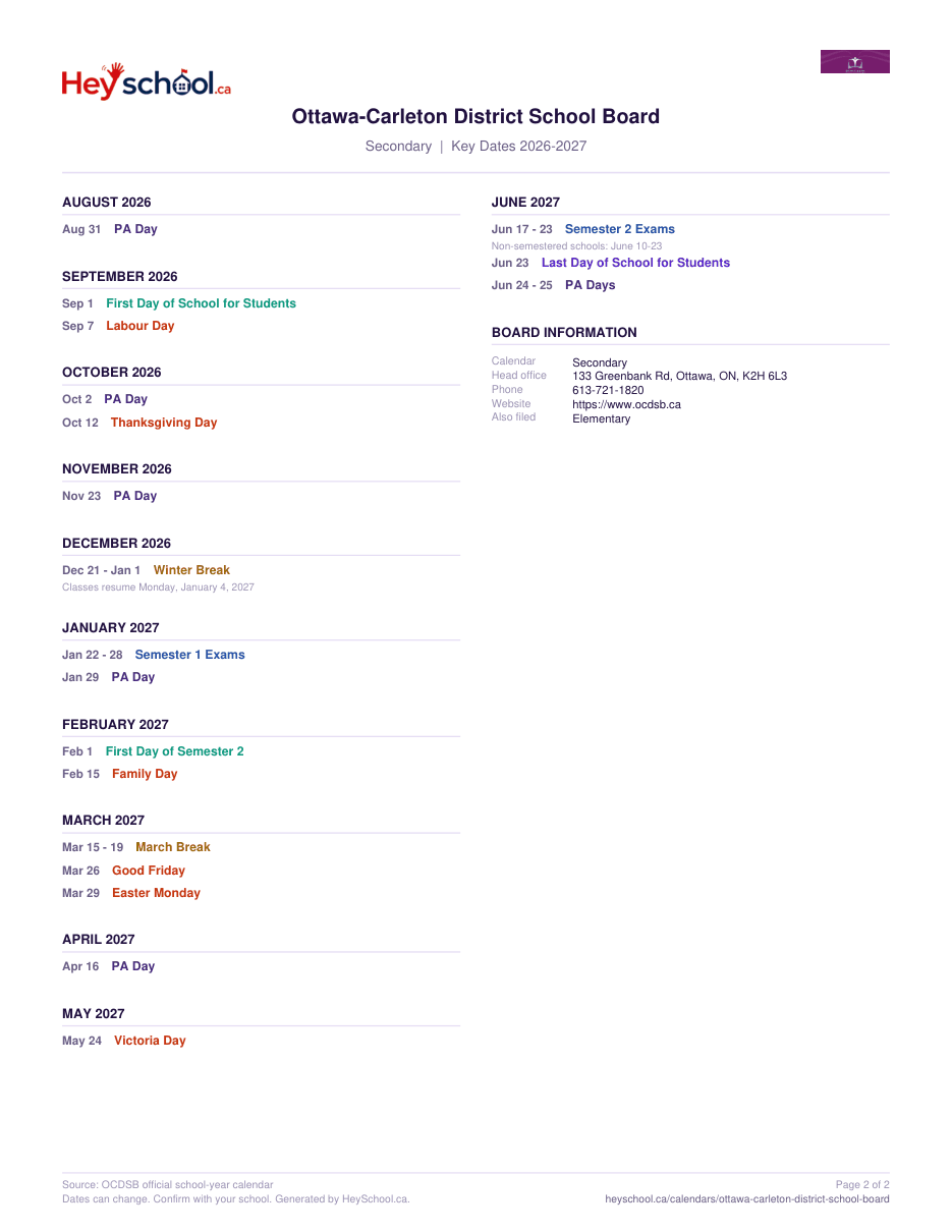 Secondary - page 2