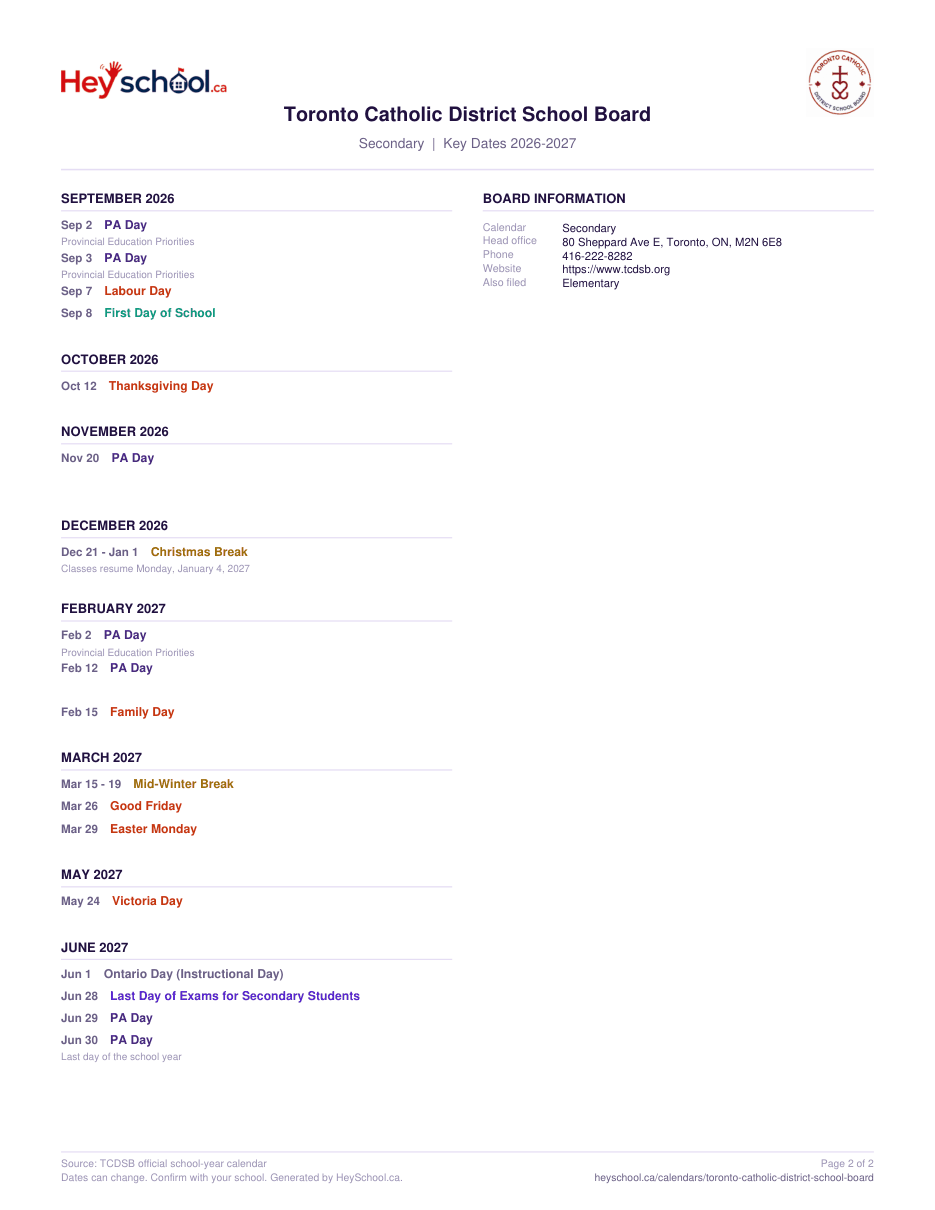 Secondary - page 2