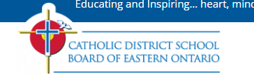 Catholic District School Board of Eastern Ontario logo