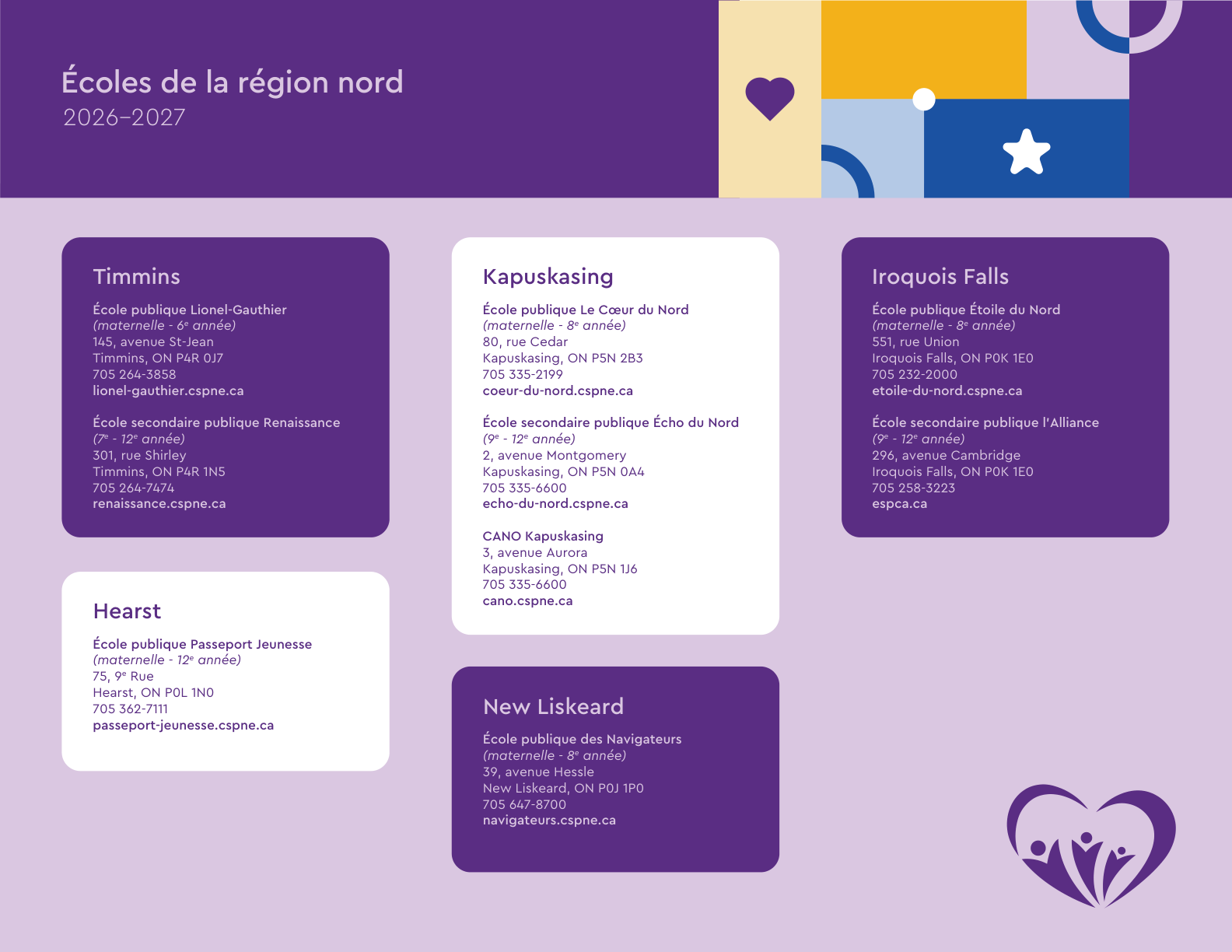 CSP du Nord Est de l'Ontario calendrier scolaire 2026 27 nord - page 2