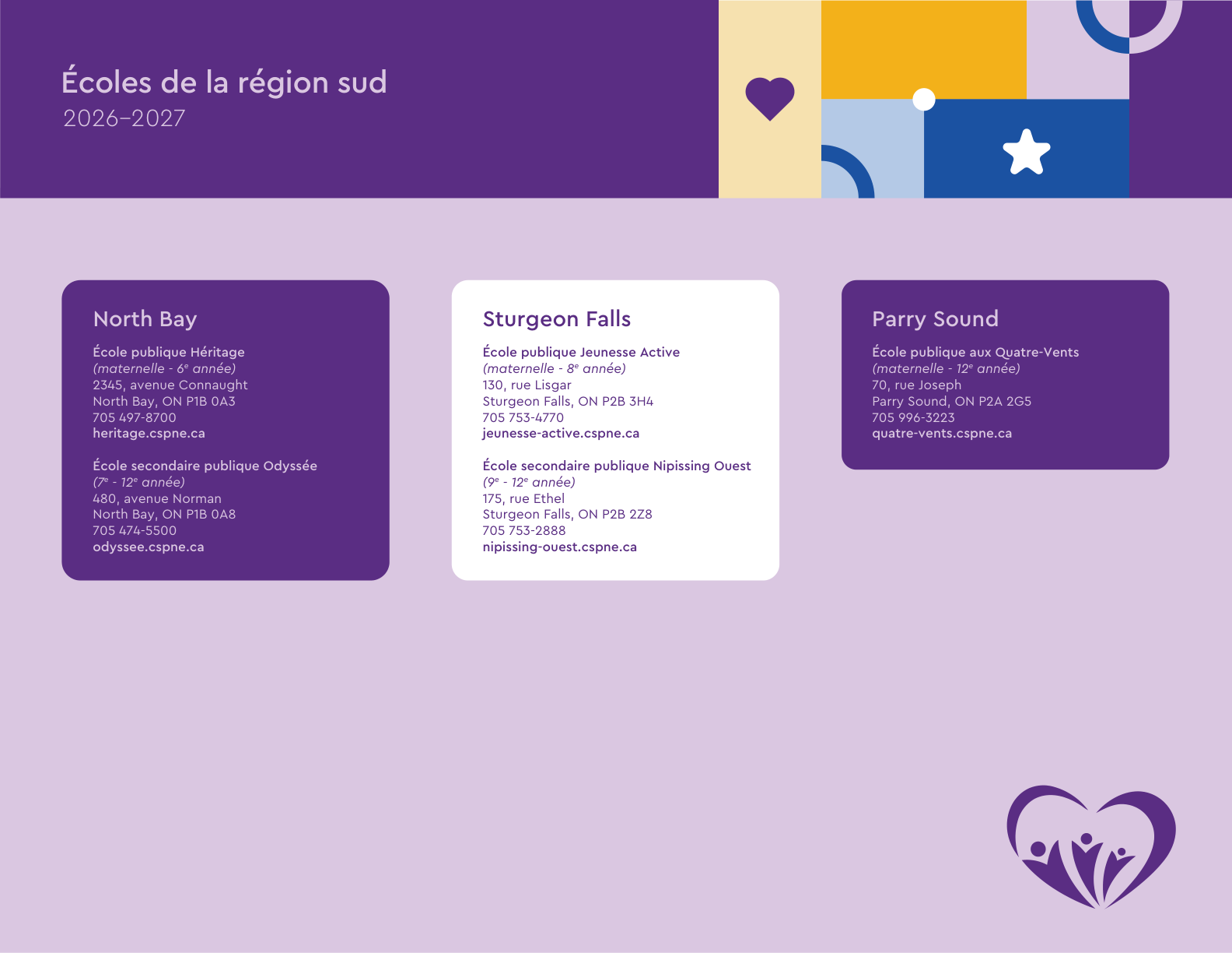 CSP du Nord Est de l'Ontario calendrier scolaire 2026 27 sud - page 2