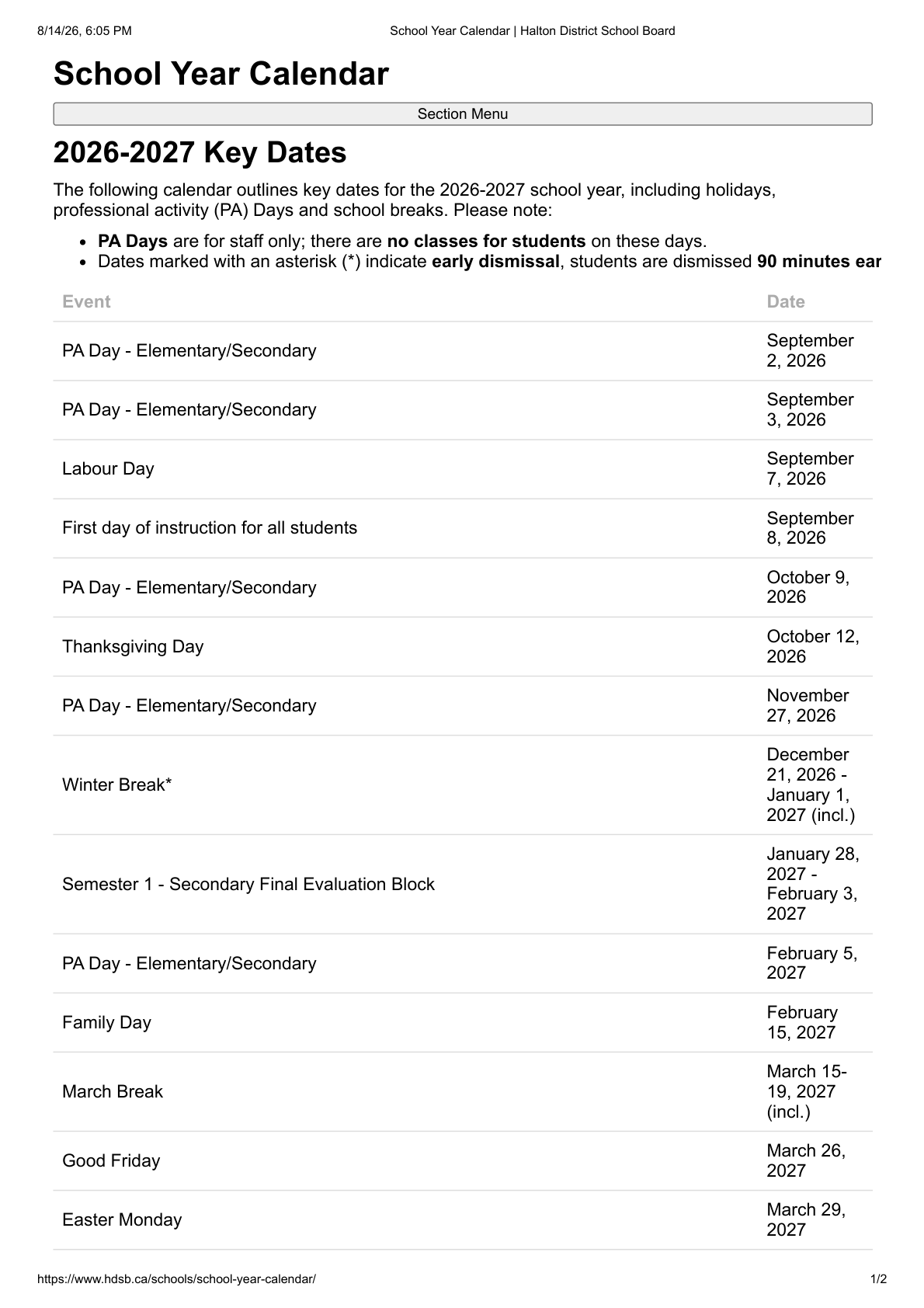 Halton DSB - page 1