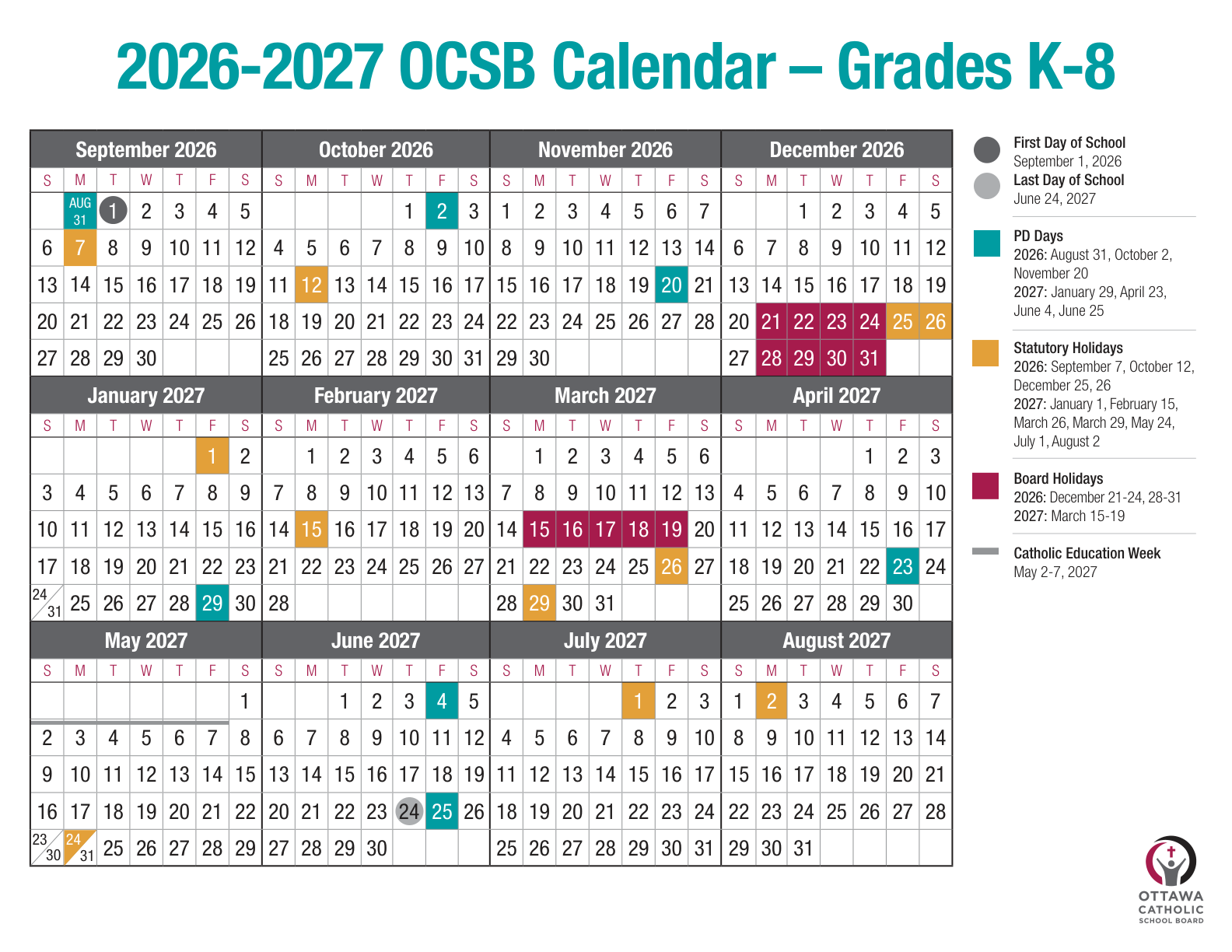 Ottawa CSB OCSB SYC 2026 2027 K 8 - page 1