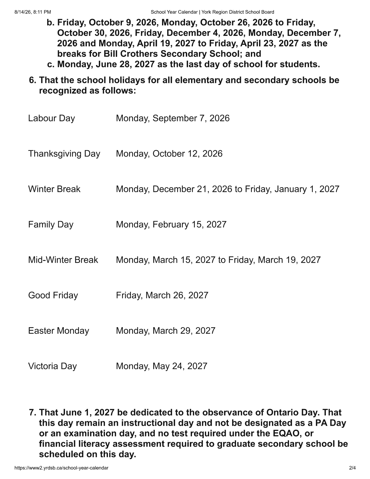 York Region DSB - page 2