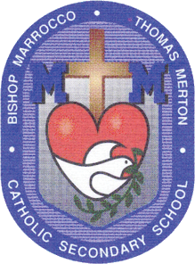 Bishop Marrocco/Thomas Merton Catholic Secondary School logo