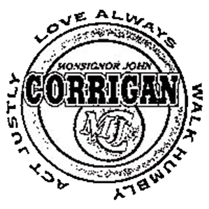 Msgr John Corrigan Catholic School logo