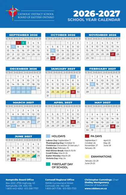 Catholic District School Board of Eastern Ontario - Page 1