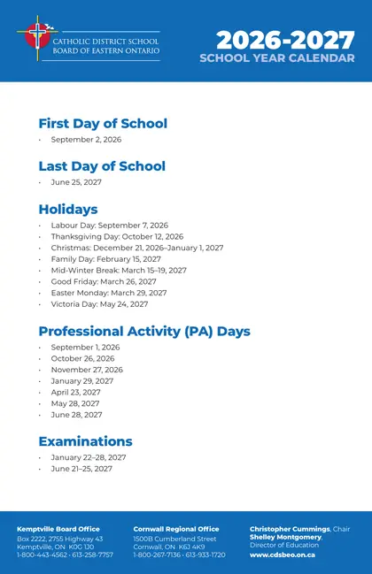 Catholic District School Board of Eastern Ontario - Page 2