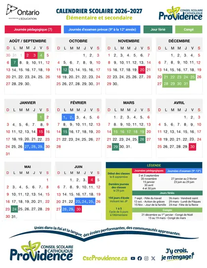 Conseil scolaire catholique Providence