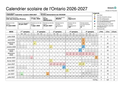 Conseil scolaire catholique de district des Grandes Rivieres - Page 1