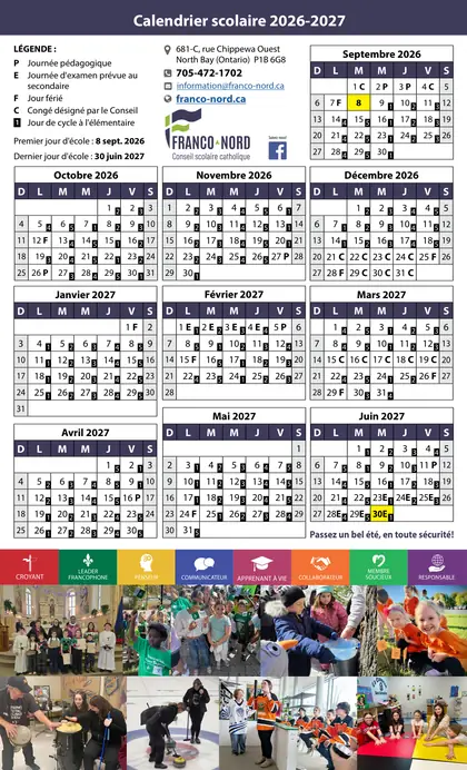Conseil scolaire catholique Franco-Nord - Page 1