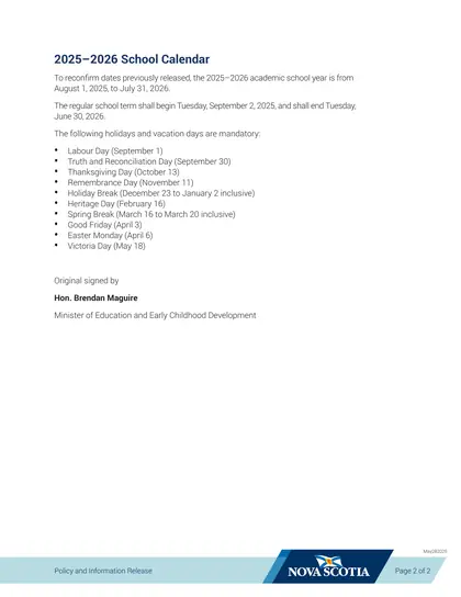 Halifax Regional Centre for Education - Page 2
