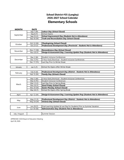 Langley School District