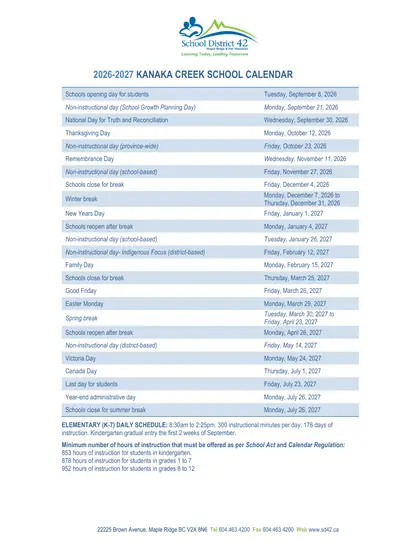 Maple Ridge-Pitt Meadows School District - Page 1
