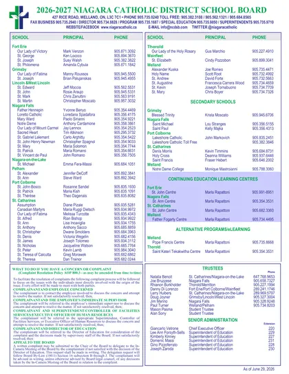 Niagara Catholic District School Board - Page 2