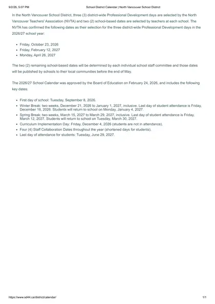 North Vancouver School District