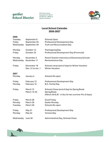 qathet School District