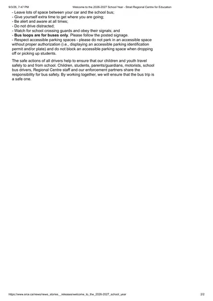 Strait Regional Centre for Education - Page 2