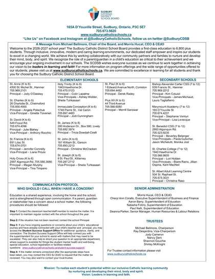 Sudbury Catholic District School Board - Page 2