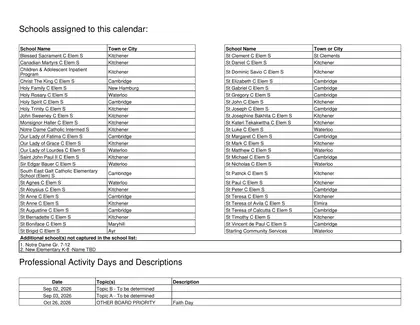 Waterloo Catholic District School Board - Page 2
